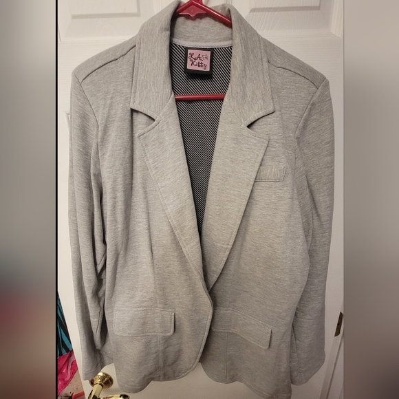L.A. Kitty Jackets & Blazers - L.A. Kitty Grey Blazer Size 1X